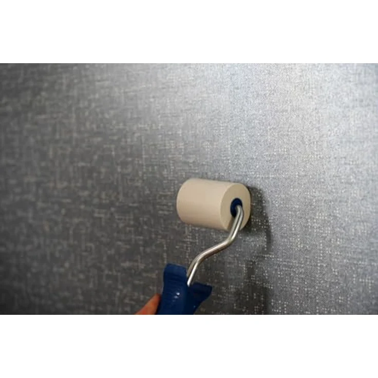 A.S. Création Andrückroller aus PU-Schaum, 4,5 cm breite Andrückwalze zur Blasen- und Faltenentfernung beim Tapezieren, blau, weiß – Bild 3