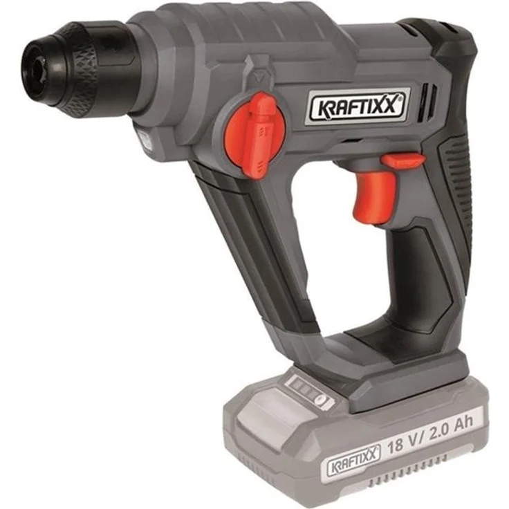 KRAFTIXX® Bohrhammer KX-BH 18 Li-Solo, 18 V, max. 900 U/min, 2-in-1 Funktion, SDS-Plus, kompatibel mit Einhell Power X-Change Akkusystem