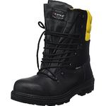 COFRA Schnittschutzstiefel Woodsman, Forst- und Schnittschutzstiefel, wasserabweisend, schwarz, Größe 45