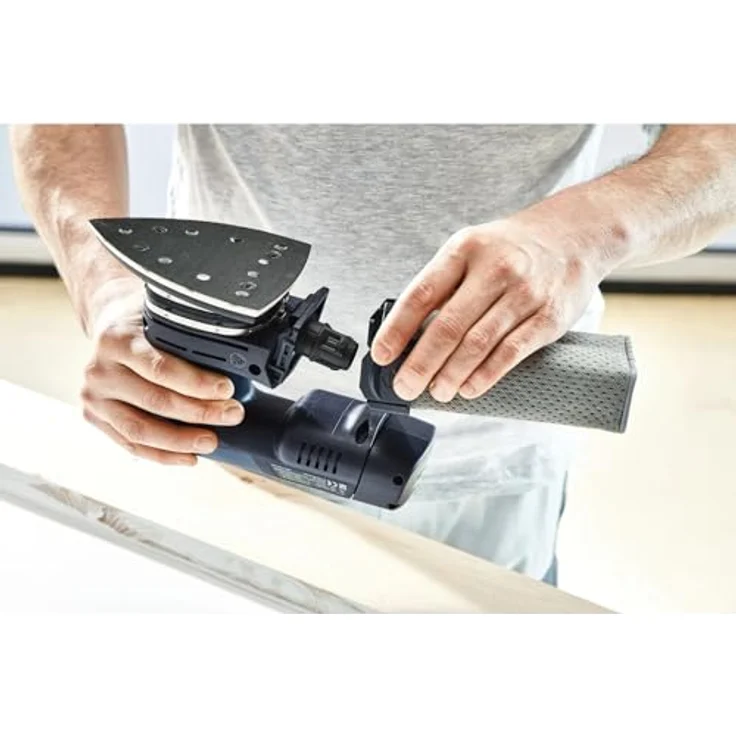 Festool Akku-Deltaschleifer DTSC 400 3,0 I-Set, ergonomisch, 18 V bürstenloser Motor, 3,0 Ah Akku, inkl. Netzadapter – Bild 3