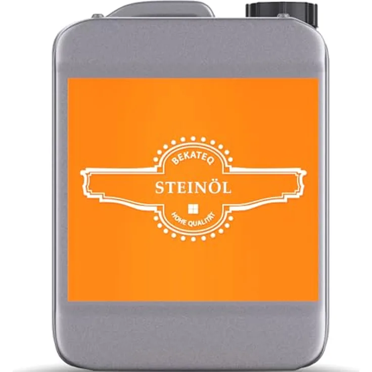 BEKATEQ Steinöl 10l - Schieferöl, Betonöl, Naturstein Öl & Steinimprägnierung für innen außen - Farblos - Hochwertige Pflege & Schutz - Made in Germany