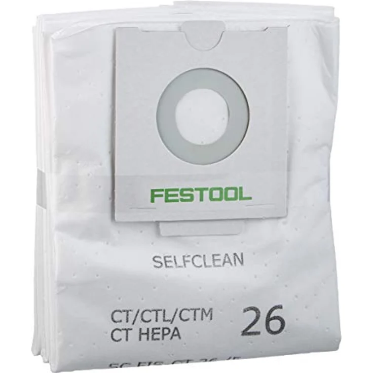 FESTOOL Absaugstation CT 26, Selbstreinigender SELFCLEAN Filtersack für optimale Saugleistung – Bild 1