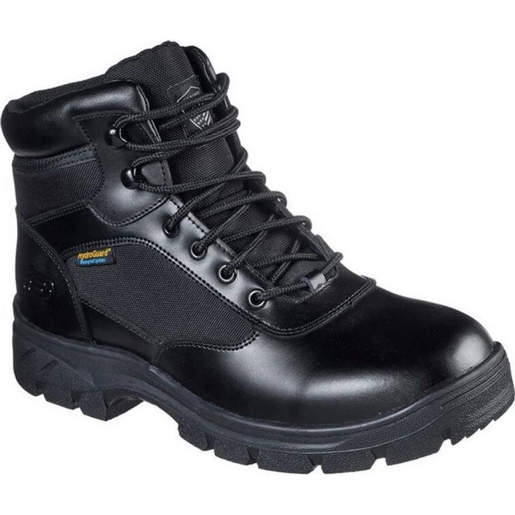 Skechers SKECHERS WASCANA-BENEN Sicherheitsschuh, wasserdichter Herren Berufsstiefel mit Memory Foam - Schwarz – Bild 1
