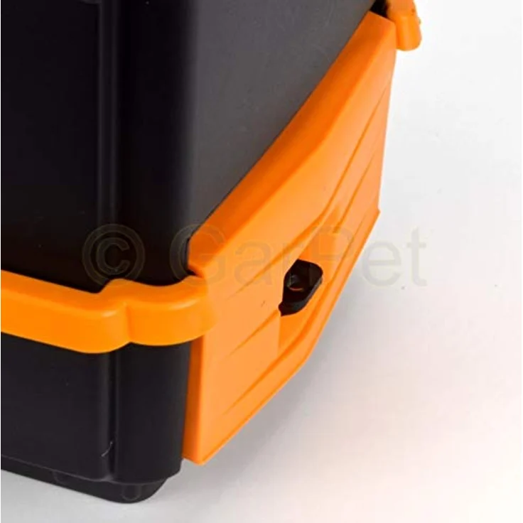 Werkzeugkoffer leer doppelt stapelbar Werkzeug Angel Box Kiste Kasten Toolbox 42 – Bild 2
