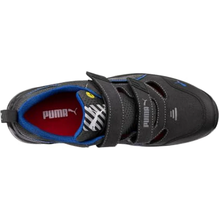 PUMA NEODYME BLUE WIDE LOW S1PS ESD FO SR Sicherheitssandale, Schuhgröße EU 43, atmungsaktive Mikrofaser, Duo-PU-Sohle, flexibler Durchtrittschutz – Bild 5