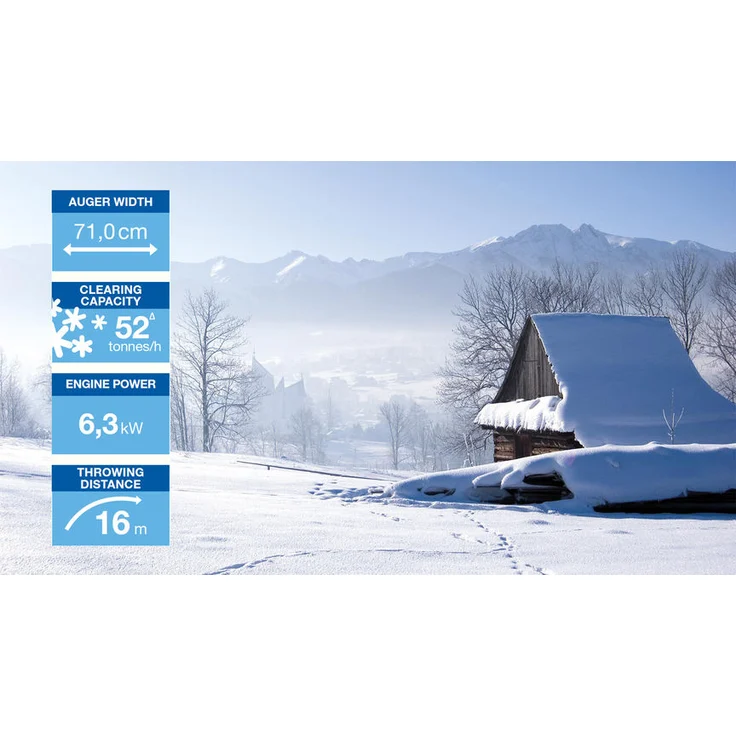 Honda HSS 970A WD - 2022/23 Schneefräse Benzin Räumbreite 71 cm Elektrostart zweistufig Höhe 55 cm Weite 16 m – Bild 2