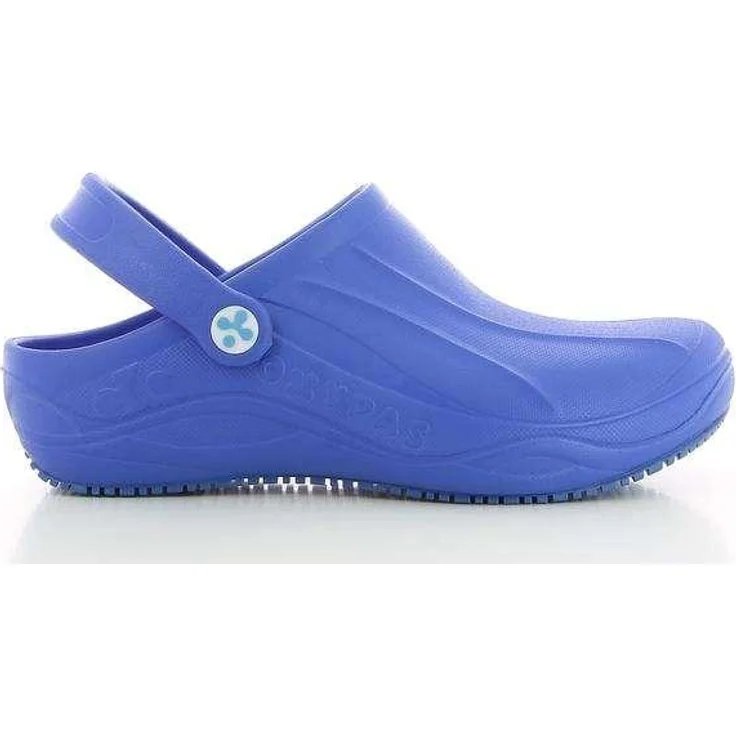 OXYPAS Smooth Krankenhaus Clogs aus EVA ELECTRIC BLUE Gr. 43 1 Paar