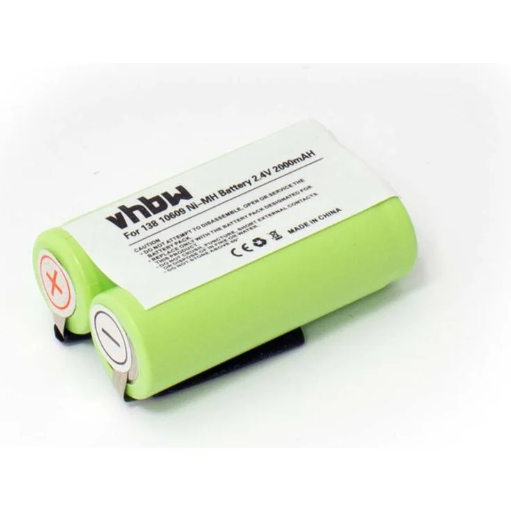 Vhbw Akku kompatibel mit Philips Philishave HQ4850, HQ4866, HQ487/B, HQ4870, HQ4890, HQ5620, HQ5660 Rasierer, NiMH 2000 mAh, 2,4 V – Bild 1