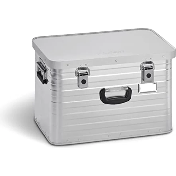 Enders® Alubox TORONTO 63 L - Aluminiumbox mit 1 mm Wandstärke, extra stabil - spritzwasser- und staubdicht, stapelbar - Alukiste einsetzbar als Transportbox, Lagerbox, Werkzeugkiste - Aluminium Box – Bild 1