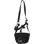 Kerbl Maulkorb Größe Full, schwarze Verstärkung für sicheres Fressen auf der Weide