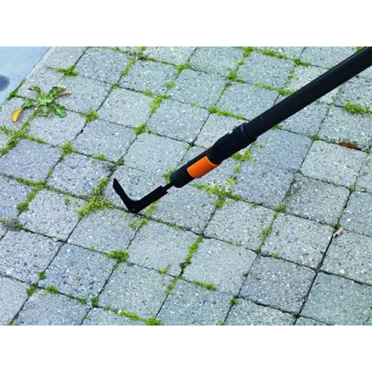 Fiskars Fugenkratzer, Fugenreiniger, Gerätekopf, Länge: 25 cm, Breite: 7 cm, Stahl-Klinge, Schwarz-Orange, QuikFit, 1000687 – Bild 6