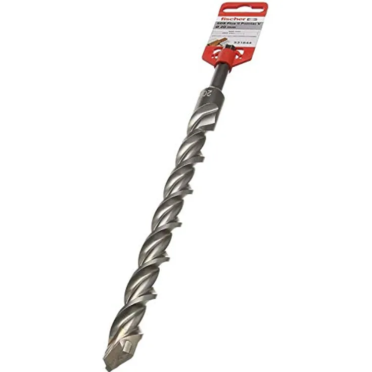 Fischer Bohrer SDS Plus II Pointer 16/200/260, Hochleistungs-Betonbohrer mit optimierter Geometrie und Vario-KVS-Wendel
