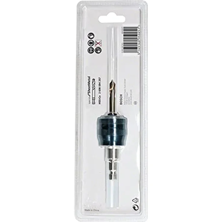 Bosch Professional Power Change Plus Adapter (Aufnahme 3-8 Zoll Sechskant, inkl. HSS-Co Bohrer 7,15 x 65 mm, Zubehör Lochsäge) - Preisvergleich – Bild 3