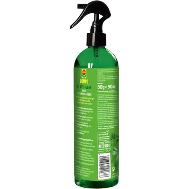 Compo Blattpflege für Grünpflanzen Spray, 500 ml – Bild 10