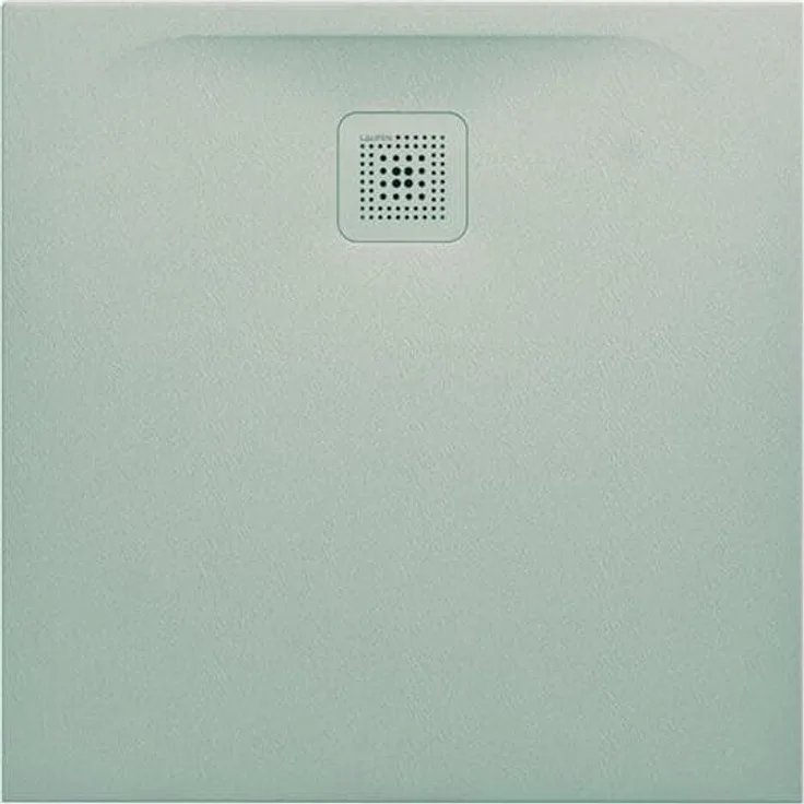 Laufen Badewanne Duschwanne PRO quadrat. Abl seitl 800x800x29mm hellgrau Mineralguss Material