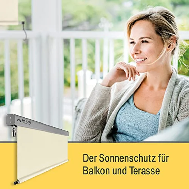 Sol Royal Senkrechtmarkise SolVision MS5 160x250 cm beige – Bild 11
