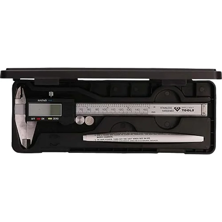 BRILLIANT TOOLS BT114900 Digitaler Messschieber, Silber, 235mm – Bild 5