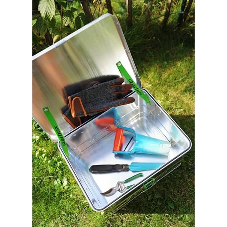 ALUTEC München Werkzeugbox ALUTEC Aluminiumbox Starbox 50 (585x390x270mm), 50 l, aus hochwertigem Aluminium, stoß- und formbeständig, spritzwassergeschützt – Bild 5