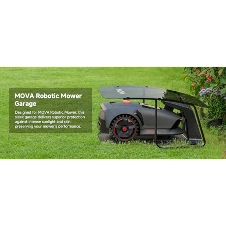 Mova Mähroboter Garage, 78,6 cm x 59 cm x 37,8 cm, optimaler Schutz vor Sonne und Regen – Bild 2