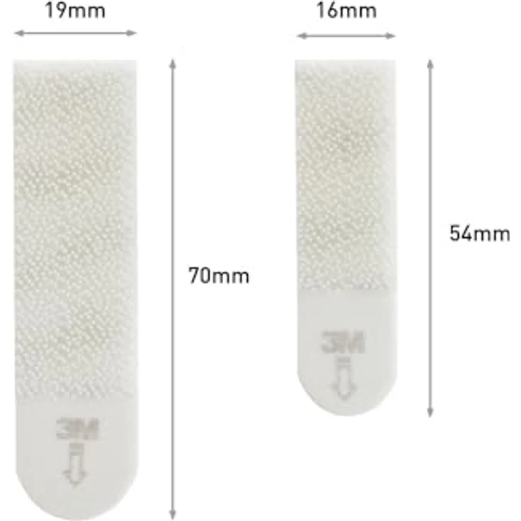 3M Command Bilder-Montage Strips S und M, Vorteilspack Weiß Inhalt: 12 Paar - Preisvergleich – Bild 2
