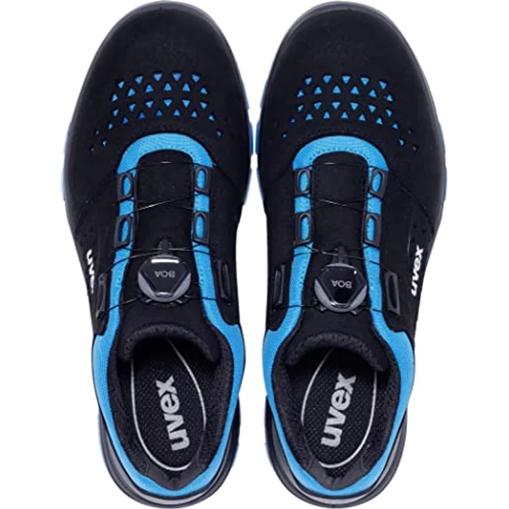 "Uvex 2 xenova® S1P 95582 Sicherheitsschuh, metallfrei, verbesserte Passform, atmungsaktiv, in leuchtendem Blau" – Bild 5