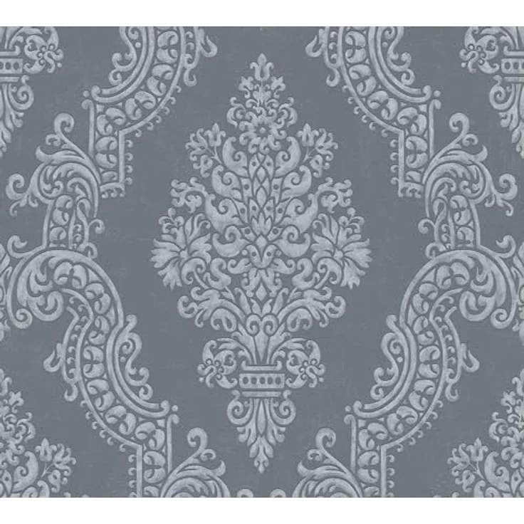 A.S. Création Pure Elegance Vliestapete Barocktapete mit Ornamenten, 0,53 x 10,05 m, anthrazit-grau, robust und leicht anzubringen, Made in Germany - 397657 – Bild 3