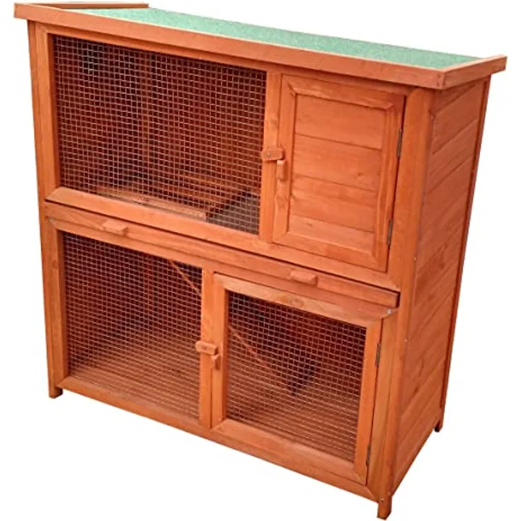 HTI-Line Hasenstall Rabbit Stall, Tiergehege, Käfig