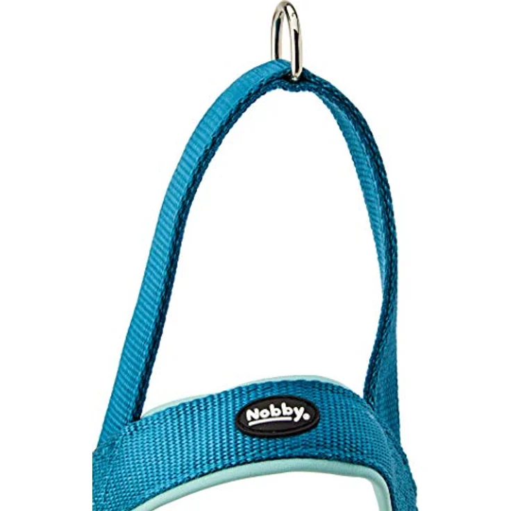 Nobby Norwegergeschirr Classic Preno, hellblau / hellblau L: 60-76 cm + 46 cm, B: 25/35 mm, 1 Stück – Bild 4