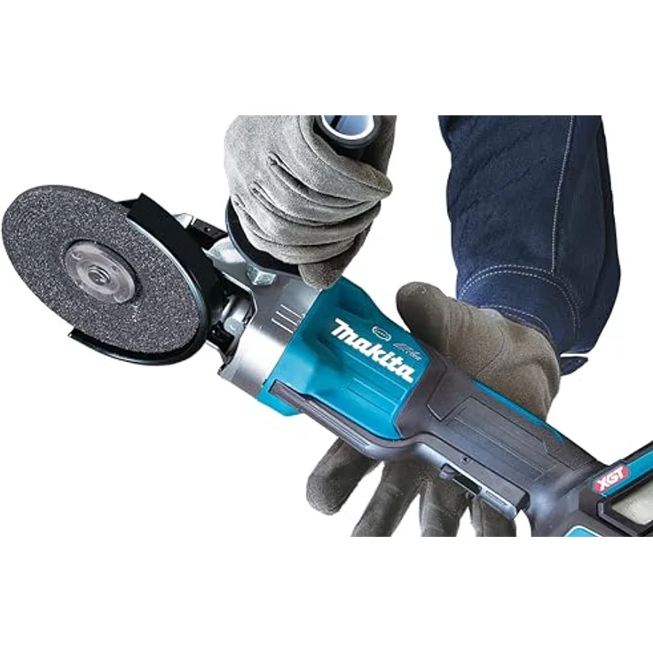 Makita GA056GZ, 40V Akku-Flachkopfwinkelschleifer mit Paddelschalter, 125 mm, 9.000 min-1, Soft-Start, AFT – Bild 11