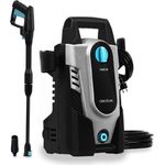 Cecotec Hydroboost 1400 Essential Hochdruckreiniger Schwarz 1400W, 105 bar, 408 L/Stunde, Aluminium-HardPump