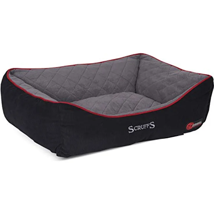 Scruffs 677243 Hunde Thermal Box Bett, M, schwarz