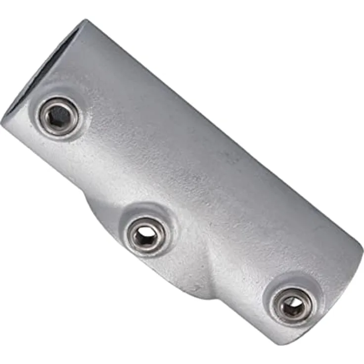 Rohrverbinder T-Verbinder 1 1-4' (42,4 mm), lang verstellbar 30°-45° - Averde