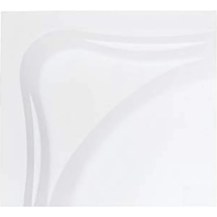 Bad Land Badewanne MIA 140x140, Eckwanne mit Acrylschürze, antibakterieller Beschichtung und rutschfesten Eigenschaften, schneeweiß – Bild 5