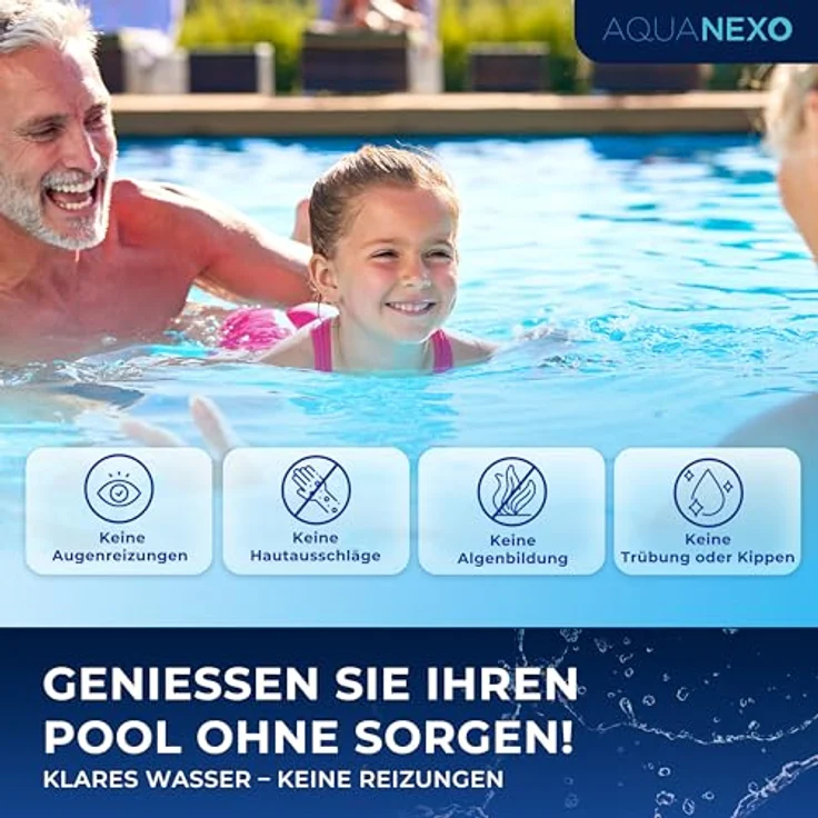 Aquanexo Pool Schütteltester pH und Chlor, Komplett-Set mit 60 Testtabletten für präzise Wasseranalyse – Bild 5