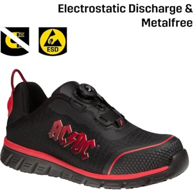 Safety Jogger Works LIGERO2 S1P Sicherheitsschuh, ultraleicht mit Nano Carbon Zehenschutzkappe, metallfrei, atmungsaktiv, TLS-Verschluss, schwarz – Bild 5