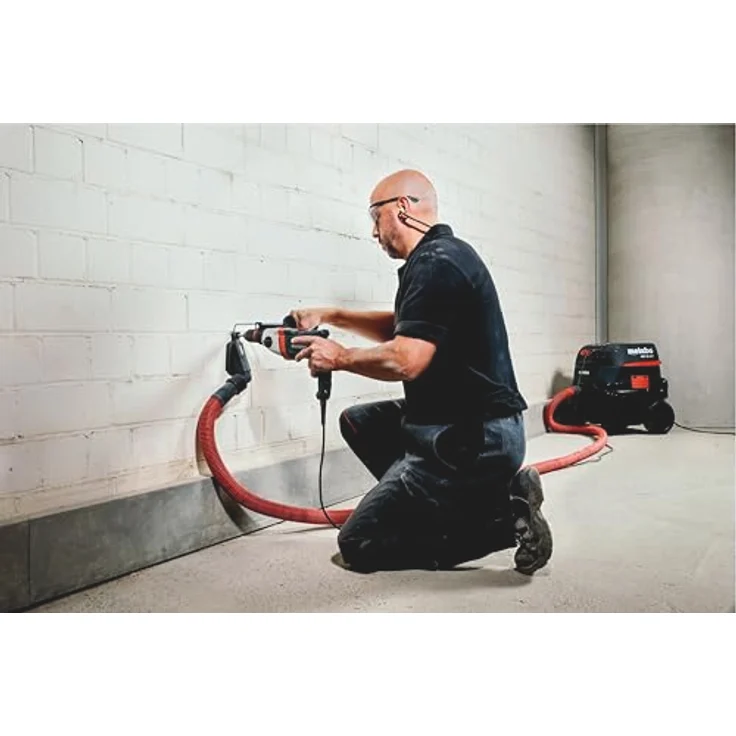 Metabo 600785500 Schlagbohrmaschine SBEV 1300-2 , Schnellspannfutter Futuro Plus, Handgriff, Anschlag, Koffer , VTC Vollwellenelektronik - Rechts-Linkslauf (1300 W - 44 Nm - Drehzahl 0 - 3100 -min) – Bild 6