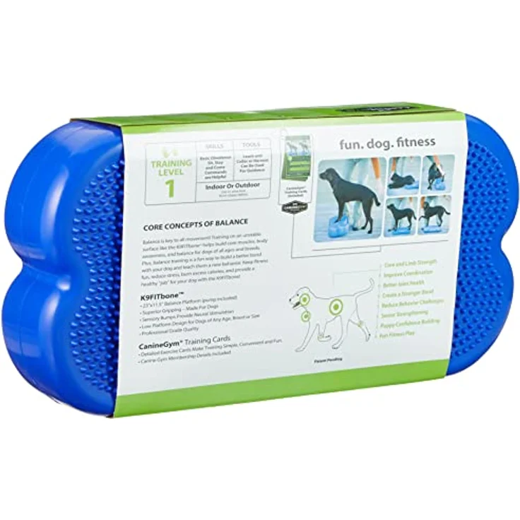 Ball Dynamics FPK9BONE BL K9FITbone, Balance - Trainingsgerät, 58 x 29 x 10m, himmelblau – Bild 5