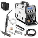 STAHLWERK Schweißgerät MIG MAG 200 Spot Puls Pro, Vollsynergischer IGBT Inverter, 5 in 1 Kombigerät mit Spotfunktion und 200 Ampere, Alu | Fülldraht | MIG MAG | ARC MMA | Lift TIG | Puls