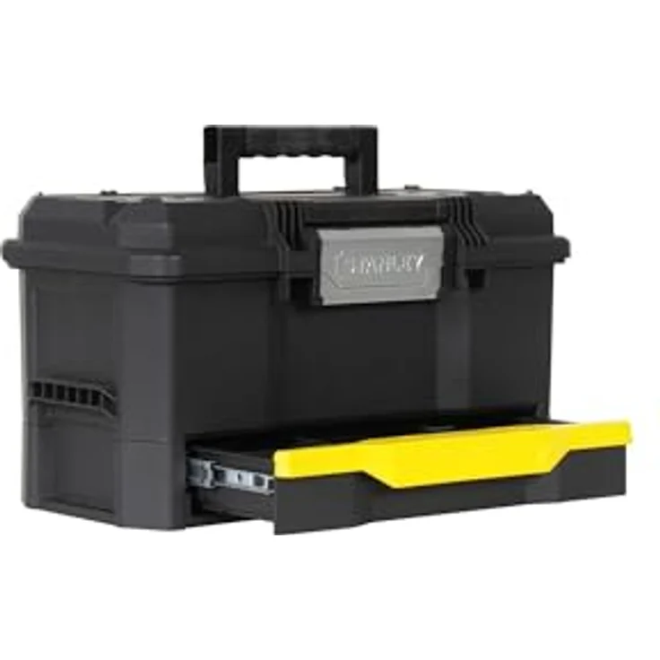 Stanley Rollende Werkstatt aus Metall-Kunststoff 1-79-206 ? Werkzeugwagen leer mit 3 modularen Einheiten ? Vielseitige Werkzeugbox für Kleinteile und große Werkzeuge – Bild 30
