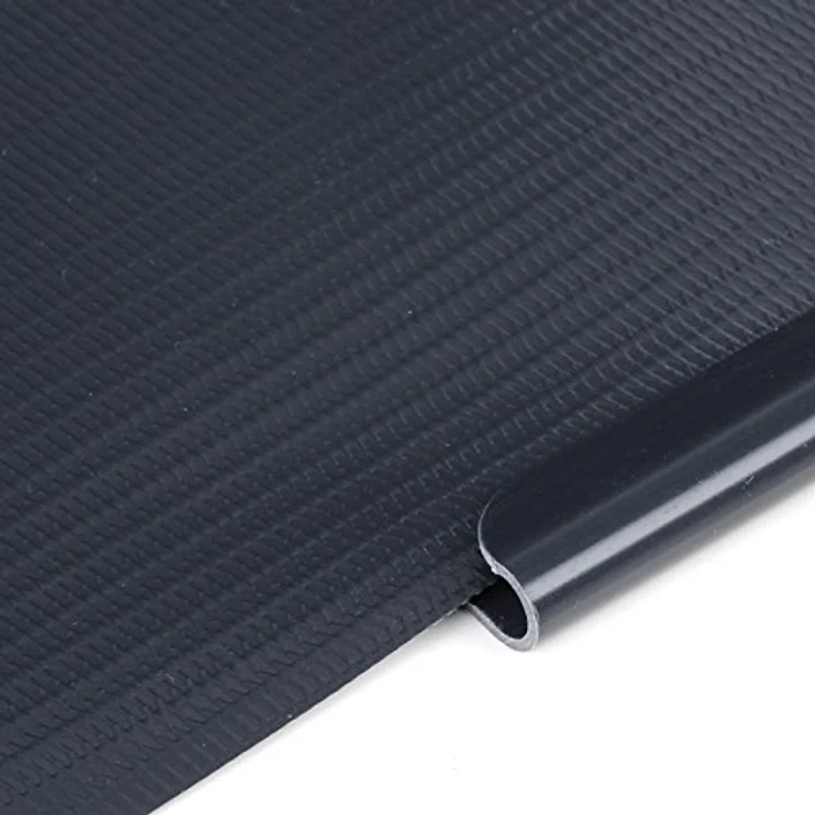 Sichtschutzstreifen 450g-m² PVC Doppelstabmattenzaun, Anthrazit – Bild 7