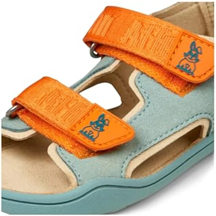 Affenzahn AIRY Hase, Unisex Sicherheitssandalen mit Barfusssohlen, Türkis, Größe 30 – Bild 7