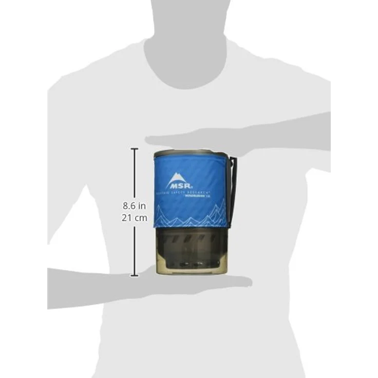 Msr WindBurner Campingkocher, Aluminiumtopf mit 1800 ml Volumen und Trink- und Siebdeckel, 373 g – Bild 3