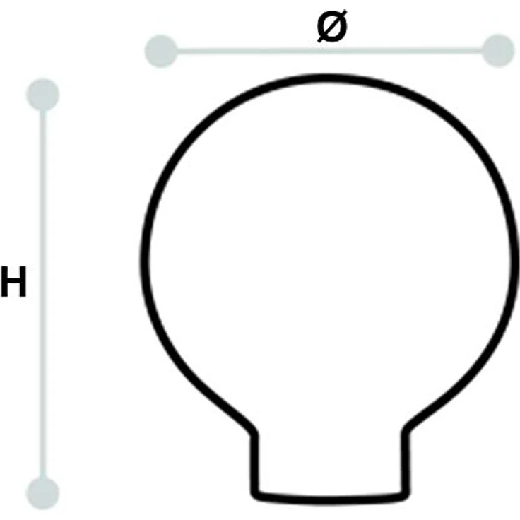 SO-TECH® Möbelknopf EK08, Ø 25 mm Edelstahl gebürstet, inklusive M4 Befestigungsschrauben – Bild 2