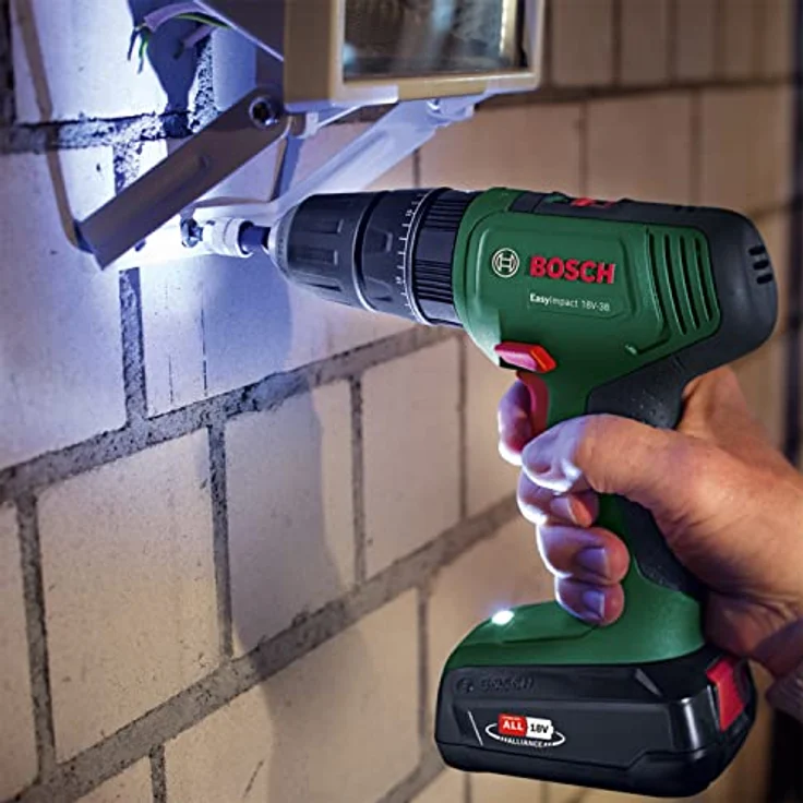 Bosch EasyImpact 18V-38 Set, Akku-Schlagbohrschrauber mit zwei Geschwindigkeitsstufen und Schlagfunktion – Bild 6