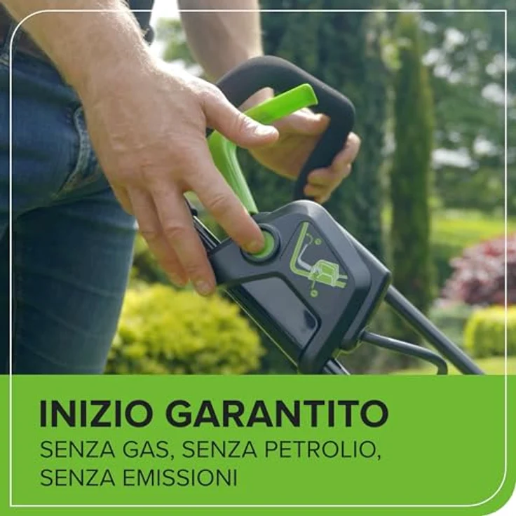 Greenworks GD24LM33, Rasenmäher mit 33 cm Schnittbreite, 30 l Grasfangsack und bürstenlosem Motor, akkubetrieben – Bild 4