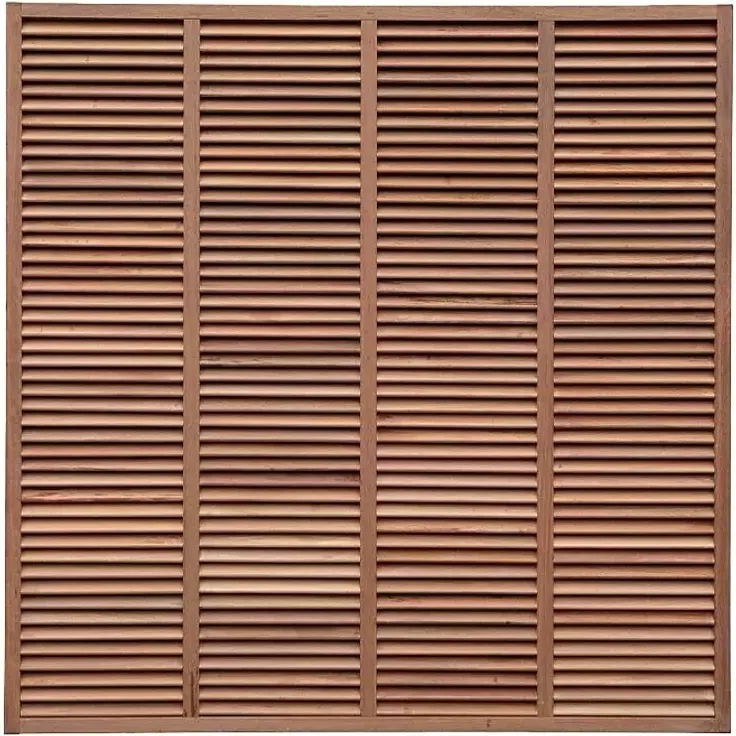 T & J Sichtschutz-Rankgitter Clausa, 180 x 180 cm, blickdicht aus Keruing, Braun