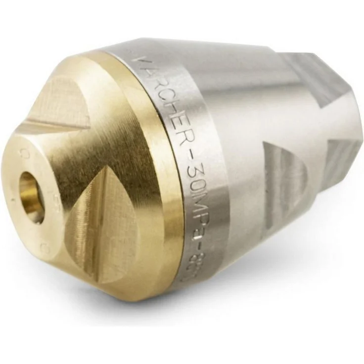 KÄRCHER Akku-Hochdruckreiniger Rotor Rohr D30/090 4.765-010.0, innovative Rohrreinigungsdreckfräser, blau – Bild 1