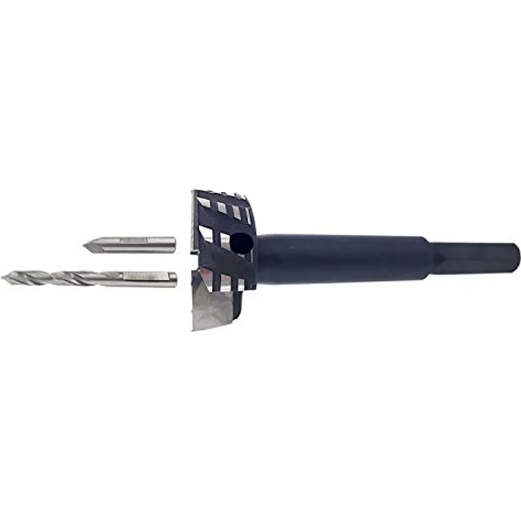 FAMAG Bormax HM prima Bohrer-Set 5-teilig (inkl. Zentrierspitze u. Vorbohrer, für alle Holzwerkstoffe, mit Holzbox) 1664505, grau – Bild 4