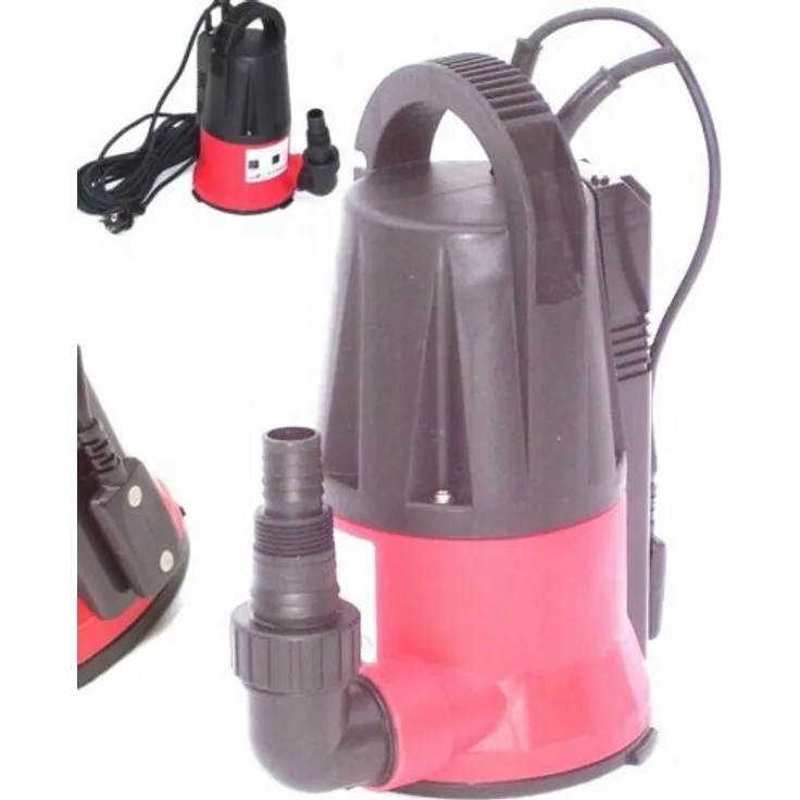 Apex Flachsaugerpumpe Tauchpumpe 250W Klarwasser Tauchpumpe, extra flachabsaugend, mit Schwimmerschalter, 44326 Poolpumpe