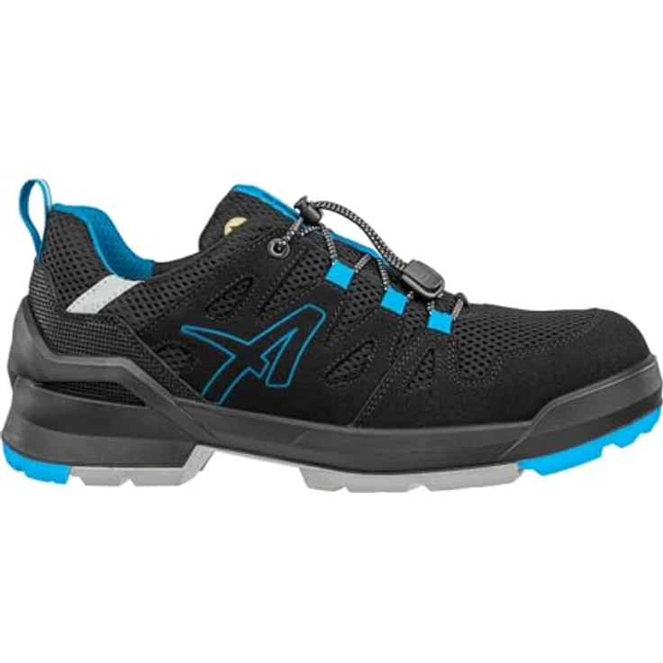 Albatros FASTPACK BLACK/BLUE LOW EXTRA BREIT, Arbeitsschuh mit abriebfester Laufsohle und evercushion® RELIEFT Fußbett – Bild 1